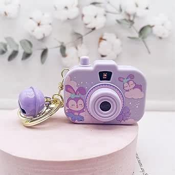 Funny Happy Day Mini Camera Keychain with Built-in Projector, Pocket ...