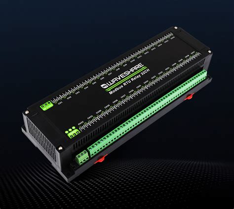 Modbus RTU 32-Ch Relay Module, RS485 Interface – ThinkRobotics.com