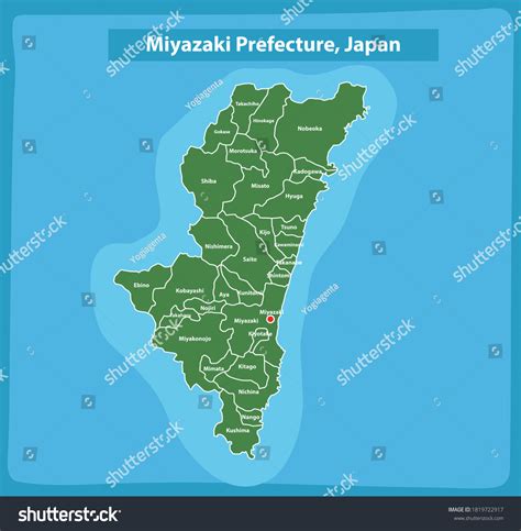 Map Of Japan Miyazaki