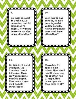 Image result for Maths Two-Digit Story Problems