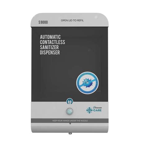Prakash Care Wall Mounted Automatic Contactless Sanitizer Dispenser for ...
