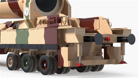 Indias Ballistic Missile Defence System Agni III 3D Model - TurboSquid ...