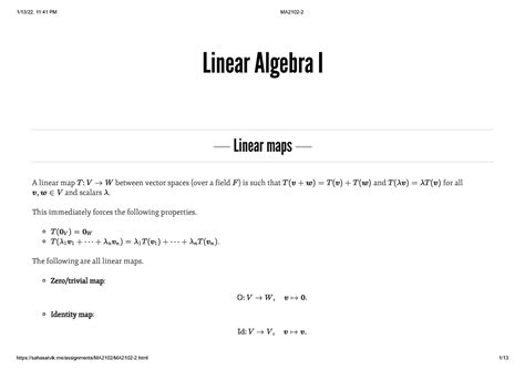 Linear Maps Linear Algebra 的图像结果
