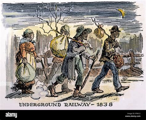 Drawing Of Underground Railroad