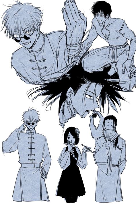 Satoru Gojo, Shoko Ieiri & Suguru Geto   Jujutsu Kaisen  