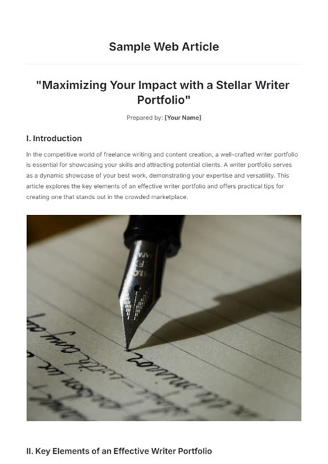 Free Article Templates to Edit Online & Print