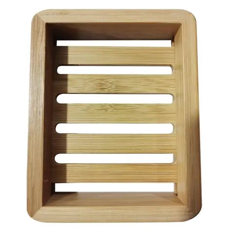 Bamboo Wooden Soap Dish Wood Case Holder For Bathroom Shower Kitchen ...