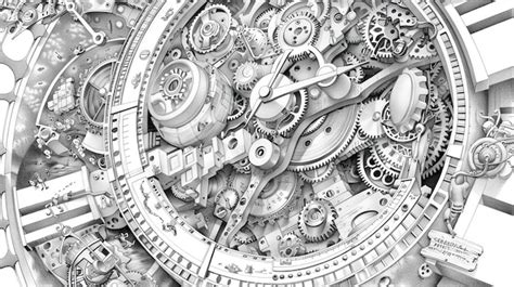 Image result for working clock drawing