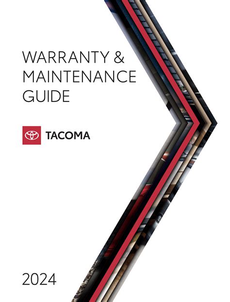 2024 Tacoma Owner's Manual & Maintenance Guides | 4th Gen Tacoma Forum