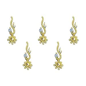 Comet Busters Beautiful Handcrafted Golden Bindis (BIN172-1) (Bin580 ...