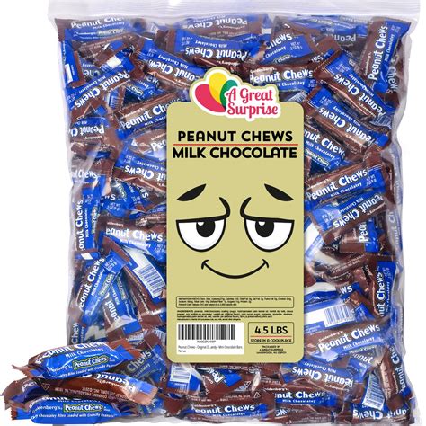 Buy Peanut Chews Milk Chocolate - 4.5 Pounds - Easter Chocolate Candy ...