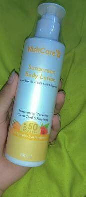 SPF 50 Sunscreen Body Lotion - Broad Spectrum | WishCare