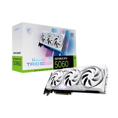 Buy MSI GeForce RTX 5060 Gaming Trio OC 8GB White Graphic Card ...