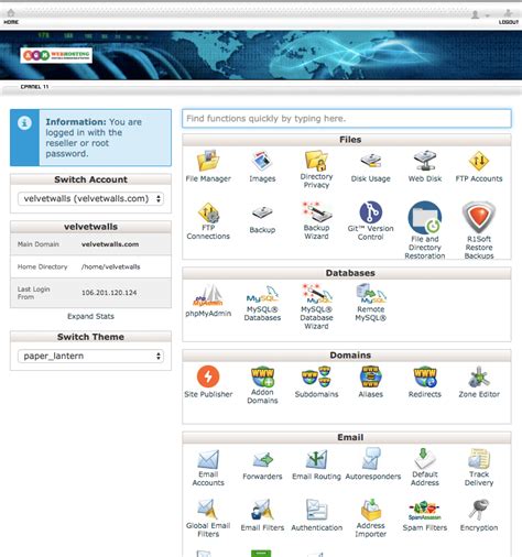 Image result for Key Features of cPanel