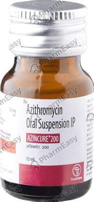Azincure 200 MG/5ML Suspension (15): Uses, Side Effects, Price & Dosage ...