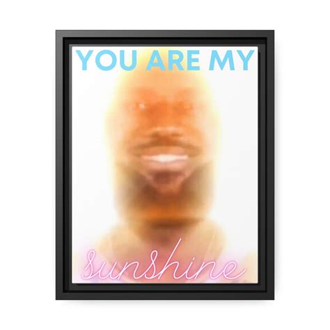You Are My Sunshine Lebonbon James Funny Meme Canvas, Lebron James ...