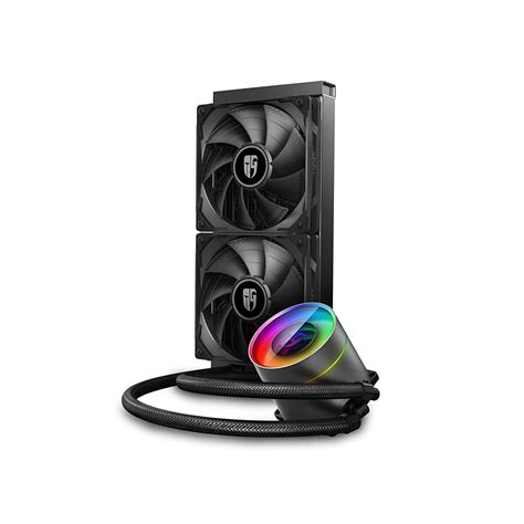 Buy Deepcool Castle 240EX, 240mm Addressable RGB AIO Liquid CPU Cooler ...