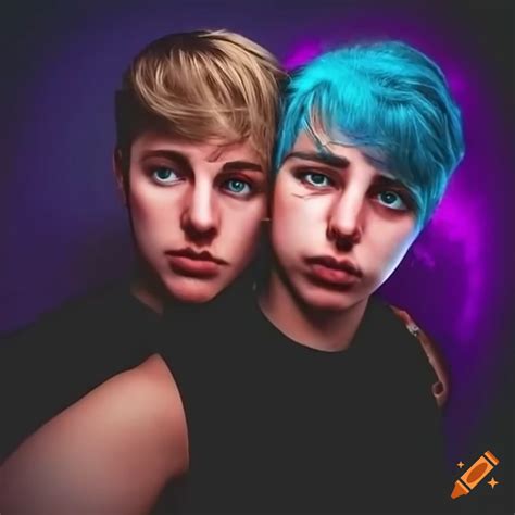 Image of sam and colby on Craiyon