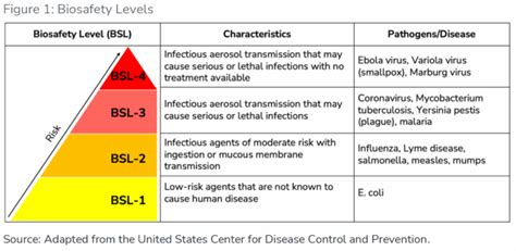 Image result for Biosafety level Types