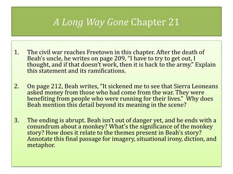 A long way_gone_unit_power_point_slides | PPTX