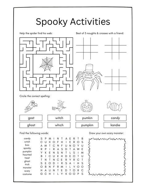 Halloween Activity and Coloring Pages for Kids - Minnesota Parent