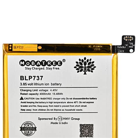 Mobatree Orignal Mobile Battery for Oppo Reno 2f CBH1989o - BLP 737 (6 ...