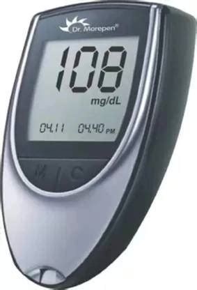 Dr. Morepen Gluco One Blood Glucose machine bg03 meter only pack 2 ...