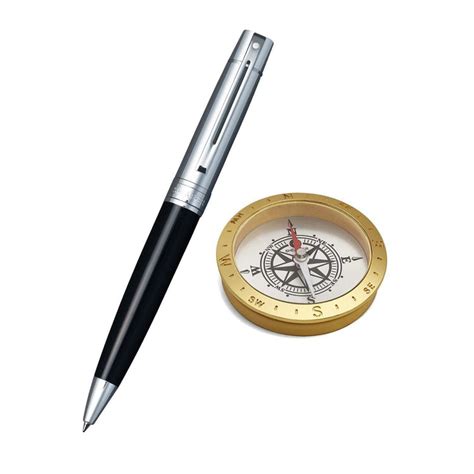 Sheaffer Black Barrel Pen With Desk Compass – swag Workstore