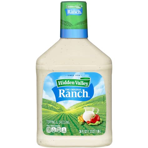 Hidden Valley Ranch Dressing Nutritional Info | Besto Blog