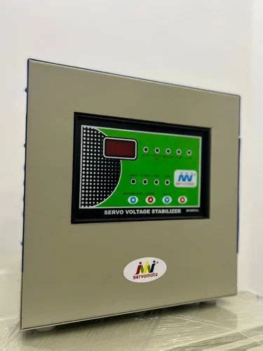 Single Phase Servo Voltage Stabilizer - Servo Voltage Stabilizer Trader ...