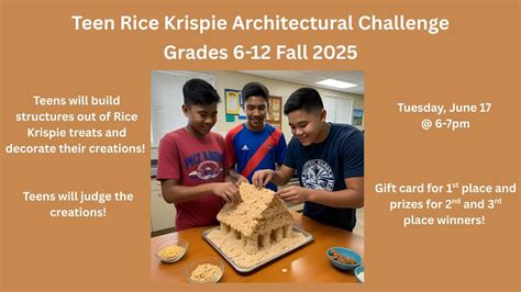 Rice Krispie Architectural Program: Entering Gr 6-12 in Fall of 2025 ...