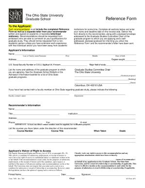 sample recommendation letter for graduate school from professor Forms ...