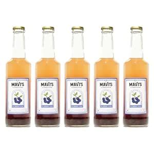 MAVI's Blueberry & Rose Kombucha | Pack of 5 | 300 ml each | Real ...