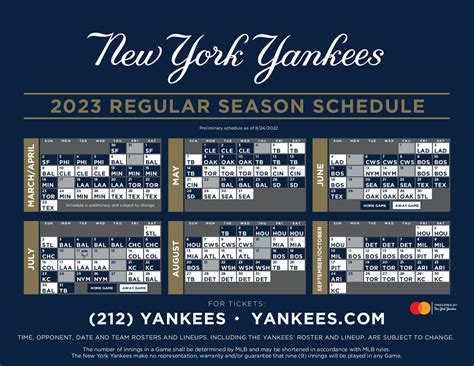 Yankees Tv Schedule 2025 Printable - Joe Printables