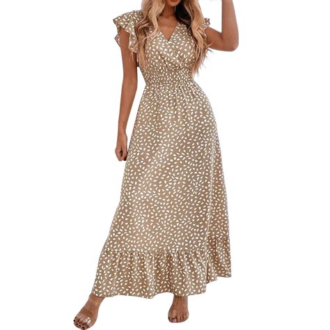 snowsong Maxi Dress,Easter Dress Women Maxi Dress For Women Ruffle ...