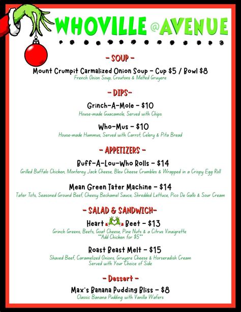 Whoville at Avenue Tap! – Avenue Tap & Kitchen
