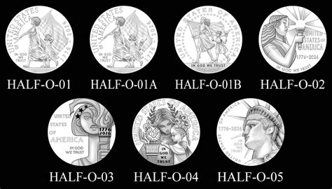 2026 Semiquincentennial Half Dollar Designs Recommended