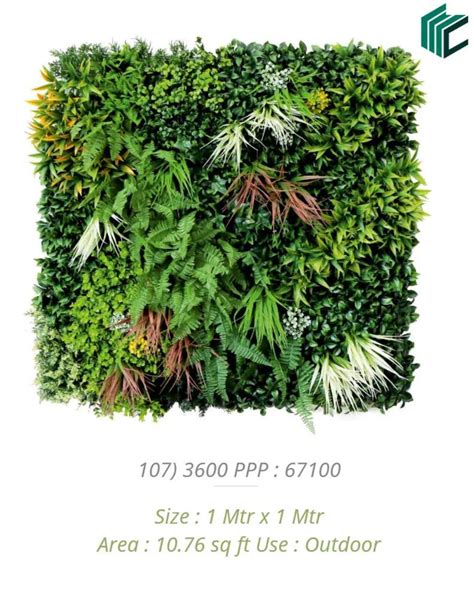 Artificial Plants & Flowers Vertical Garden Panel 107 – M Cube Spaces