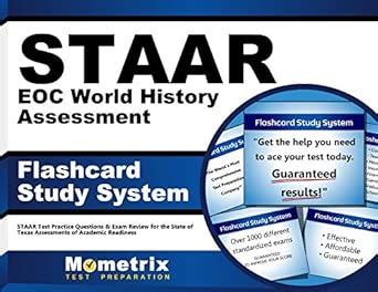 STAAR EOC World History Assessment Flashcard Study System: Staar Test ...