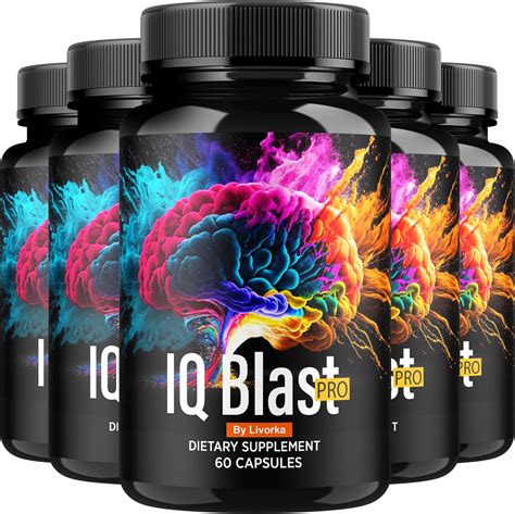 Amazon.com: Paquete de 5 cápsulas IQ Blast Pro - Pastillas de ...