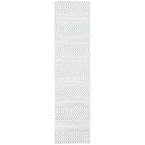 SAFAVIEH Marbella Keeleigh Diamond Runner Rug, Ivory, 2'3" x 9 ...