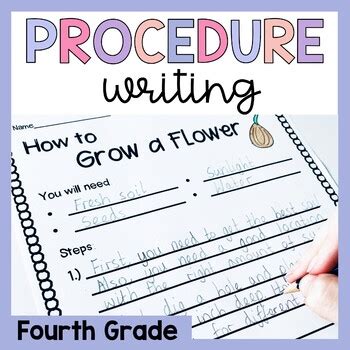 Image result for Procedure Writing Example for Grade 4