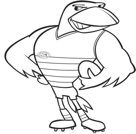 Hawthorn Afl Logo Coloring Pages - Free Coloring Pages