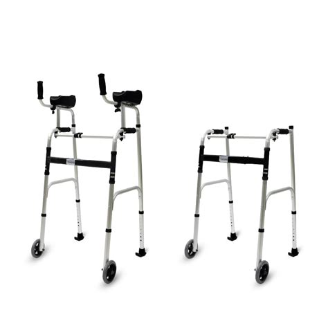 Rehamo Forearm Reciprocal Walker with Adjustable & Removable Padded ...