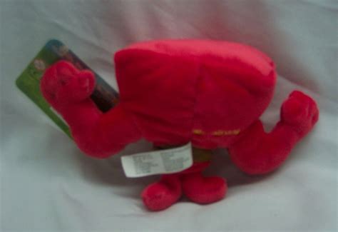 Fisher-Price Mr. Men Little Miss RED MR. STRONG 4" Plush STUFFED ANIMAL Toy NEW | #4617584696