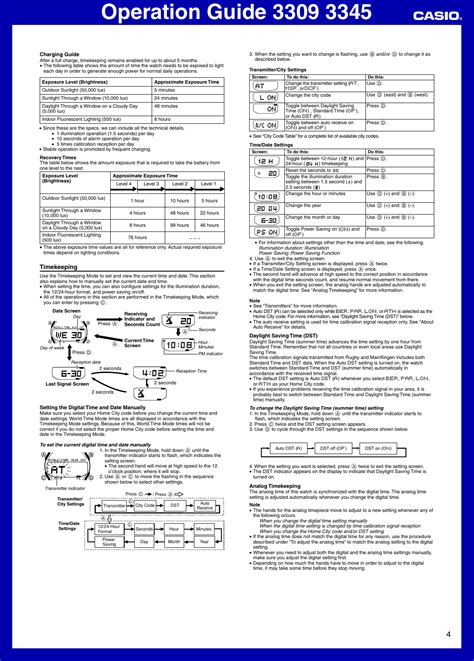 Image result for Casio Watch User Guide