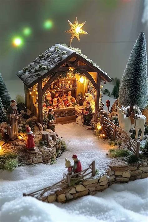 33 Magical Christmas Crib Ideas for a Beautiful Nativity Scene at Home