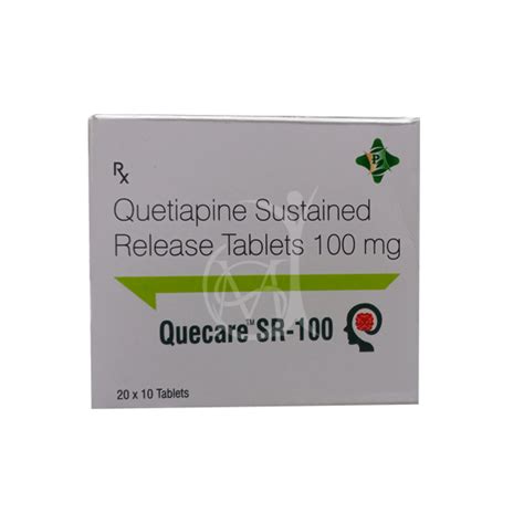 Quecare SR 100 Tablet exporter in India - Jindal Medical Store