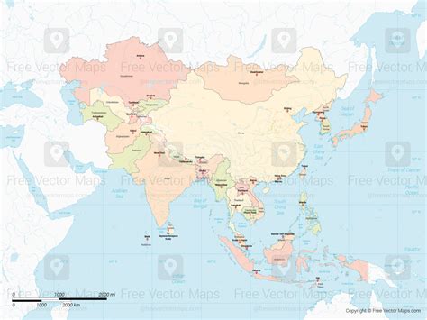 Asia Countries On Map 的图像结果