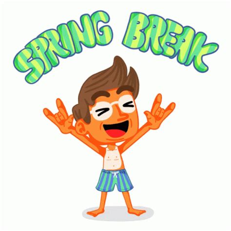 Image result for Spring Break Cartoon